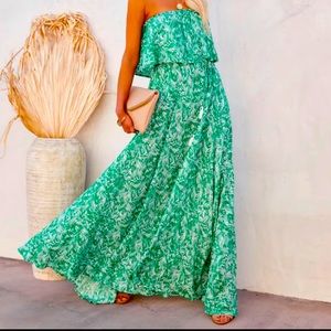 Vici Palos Verdes strapless Maxi in large